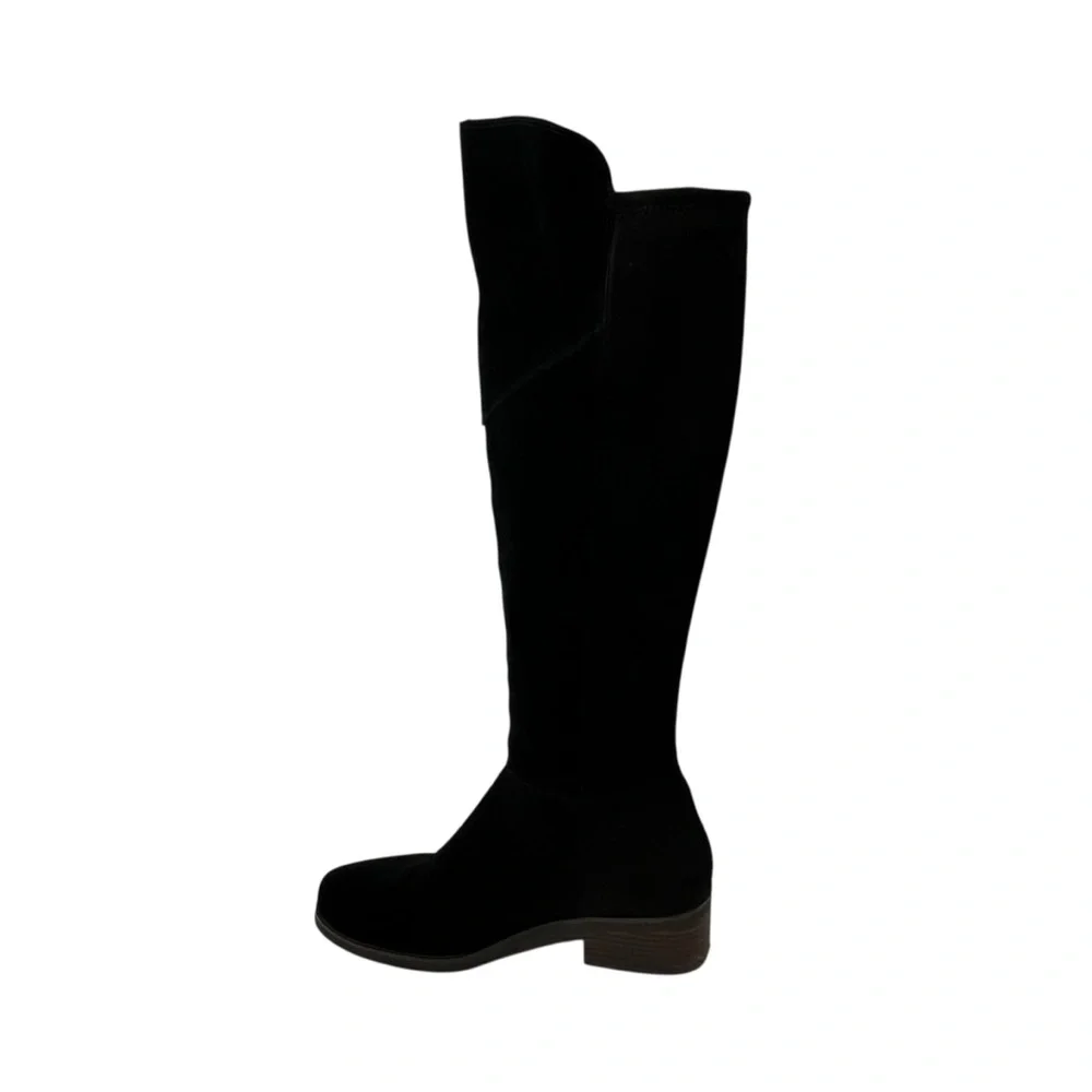 Lucky brand Black genuine, leather suede‎ Over-the-Knee Boots size 9 1/2